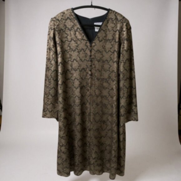 BADGLEY MISHKA STUDIO FAUX VELVET MAXI JACKET- 12 - Picture 2 of 7